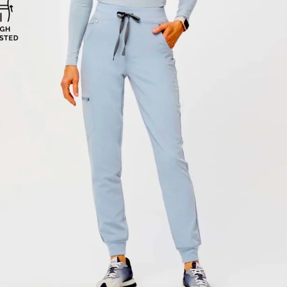 FIGS Dusty Blue Jogger Petite